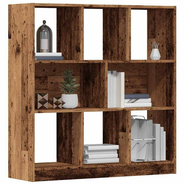 vidaXL Bücherregal Altholz-Optik 97,5x29,5x100 cm Holzwerkstoff, 855788