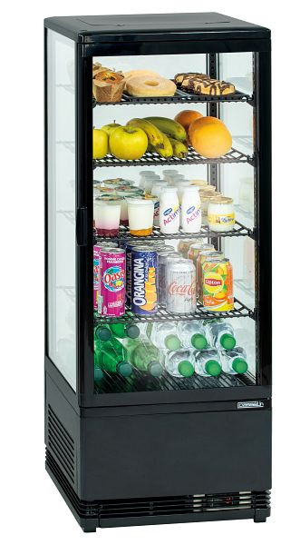 Casselin Kühlvitrine 98L - schwarz, CVR98LN, 3611630028219