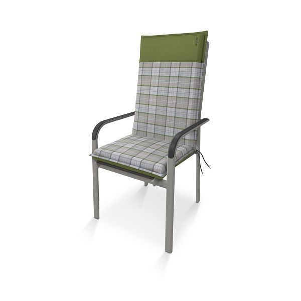 doppler Hochlehner CASA ca. 119x48x6 cm, grau, grün Karo, 5122094403K