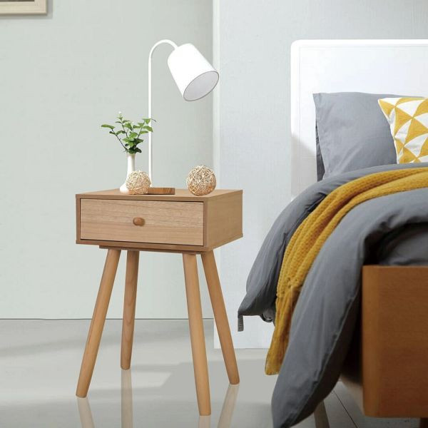 vidaXL Nachttische 2 Stück Massivholz Kiefer 40x30x61 cm Braun, 244742