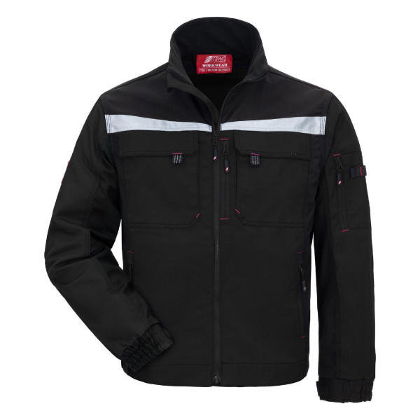 NITRAS MOTION TEX PRO FX, Arbeitsjacke, Größe: 68, Farbe: schwarz, VE: 10 Stück, 7750-68