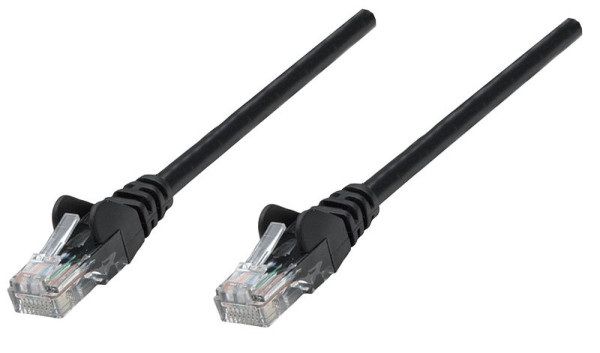 INTELLINET Premium Netzwerkkabel, Cat6, U/UTP, RJ45-Stecker/RJ45-Stecker, 15,0 m, schwarz, 738408