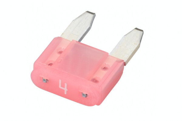 HELLA Sicherung, Mini-Flachstecksicherung, 4A, rosa, 8JS 728 596-121
