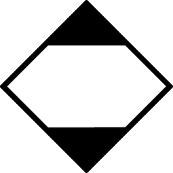 Schilder Klar Kennzeichnung gefährliche Güter Transport- Begrenzte Mengen, 100x100 mm Folie selbstklebend, 491/61