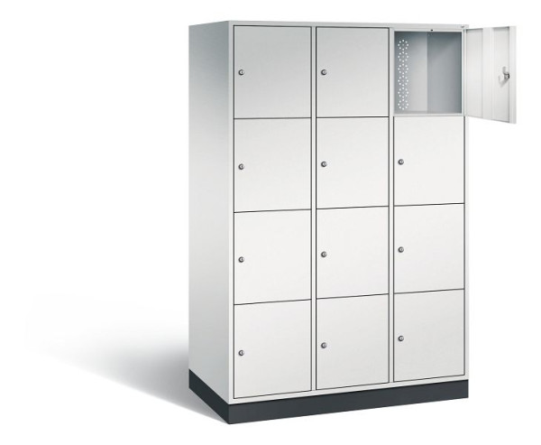 C+P XL-Schließfachschrank Intro, H1950xB1220xT590mm, Farbe: Lichtgrau, 8470-303 S10007