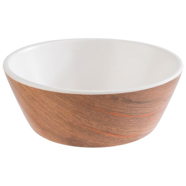 APS Schale -CRAZY WOOD- Ø 20,5 cm, Höhe: 7,5 cm, 1,2 Liter, 85310