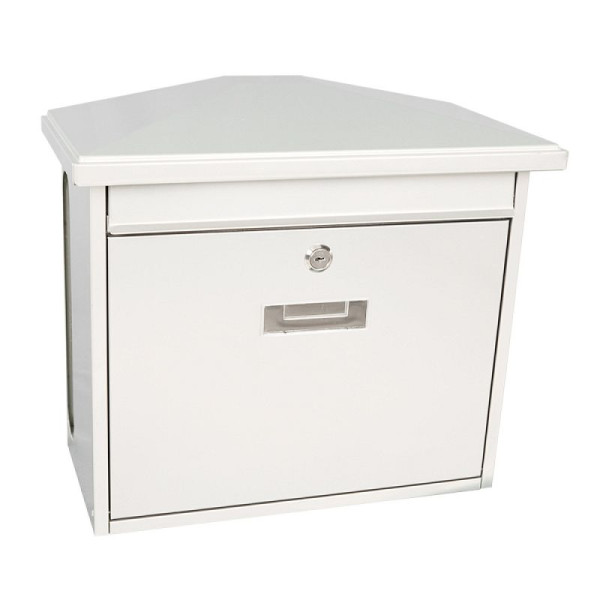 STEIN HGS Wandbriefkasten Zamoran, weiß, 83710.0004