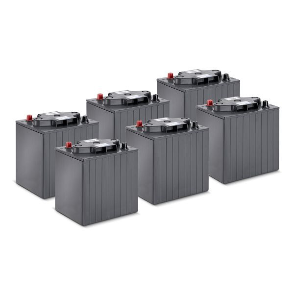 Kärcher Batteriesatz Gel 6x 6V/240Ah, Gewicht mit Zubehör: 281,3 kg, 2.815-105.0