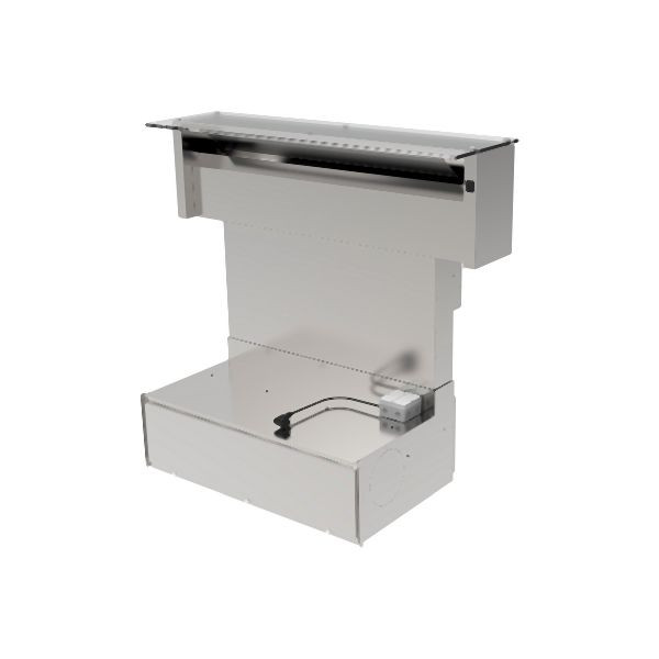 Rieber airclean®box 900 - Dunstabzug, mit Aufsatz, Edelstahl, 92501050