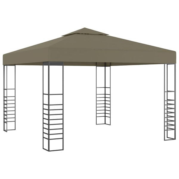 vidaXL Gartenzelt 3x3 m Taupe 180 g/m², Top-Qualität, 312228