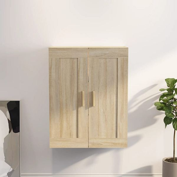 vidaXL Wandschrank Sonoma-Eiche 69,5x32,5x90 cm Holzwerkstoff, 812297