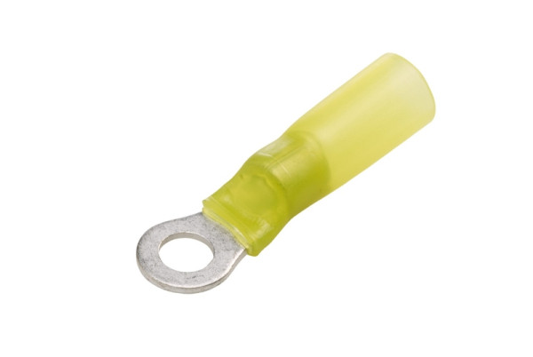 HELLA Leitungsverbinder, gelb, von: 4.0mm², bis: 6.0mm², Ringverbinder, Ringform, Bohrung-Ø: 5.3mm, 8KW 732 574-003