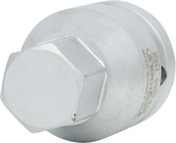 KS Tools 3/4" Kraft-Bit-Stecknuss Innensechskant kurz, 22mm, 515.0005