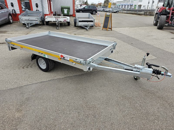 Eduard 2615 GE 1000 kg Hochlader mit integrierten Auffahrschienen und vielem mehr, Maße: 1500 x 2560 x 100 mm, SW028741