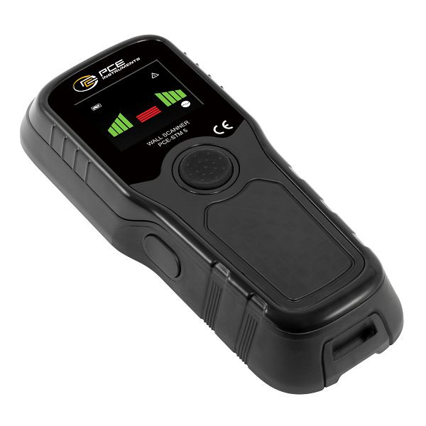 PCE Instruments Wandscanner für Holzbalken, Metall und Stromleitungen, Mittelpunkt-Anzeige, akustisches Signal, 2-Tasten Bedienung, Alarm, PCE-STM 5
