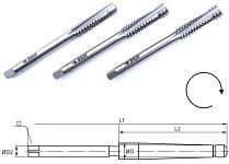 BAER HSSG Handgewindebohrer 3-teilig Satz TR 11 x 2, 230301005