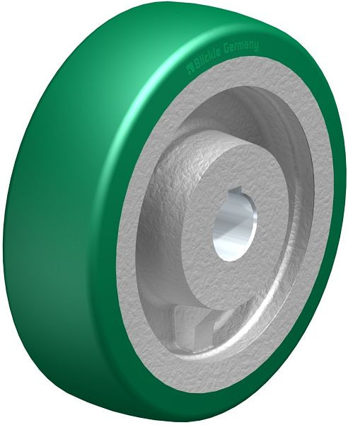 Blickle GSTN 160/25H7 Rad aus Blickle Softhane®, Grün, 754396