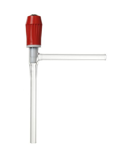 Rettberg Eck-Hochvakuum-Ventil, mit PTFE-Spindel, Durchlass 0 - 6 mm, nachstellbar, 134516106
