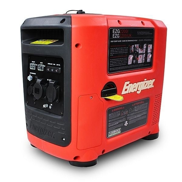 Energizer Benzin Invertergenerator 2200 W 2000 W - manueller Start mit dem Raketenwerfer, EZG2200I