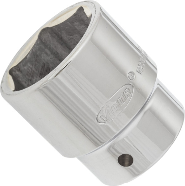 VIGOR Steckschlüsseleinsatz, Vierkant hohl 20 mm (3/4 Zoll), Außen-Sechskant Profil, 38 mm, V2334N