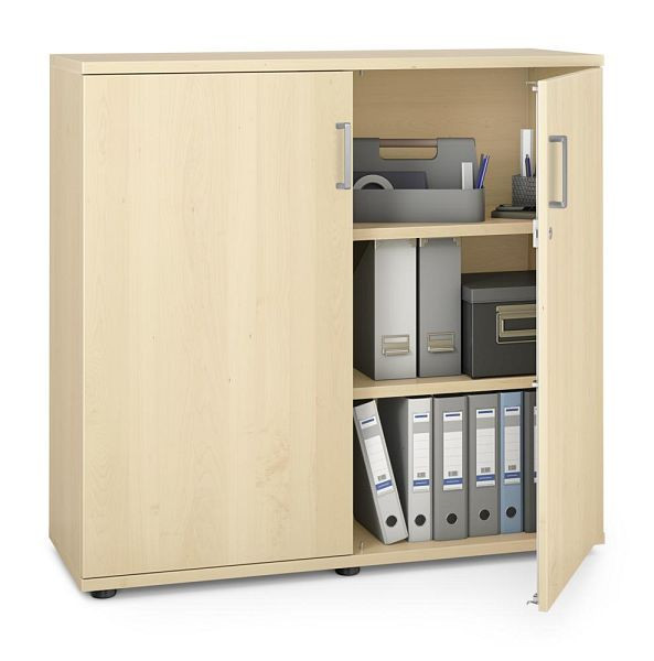 Deskin Flügeltürenschrank MULTI MODUL-PRO, Ahorndekor, B 1200 x H 1140 x T 420 mm, 351802