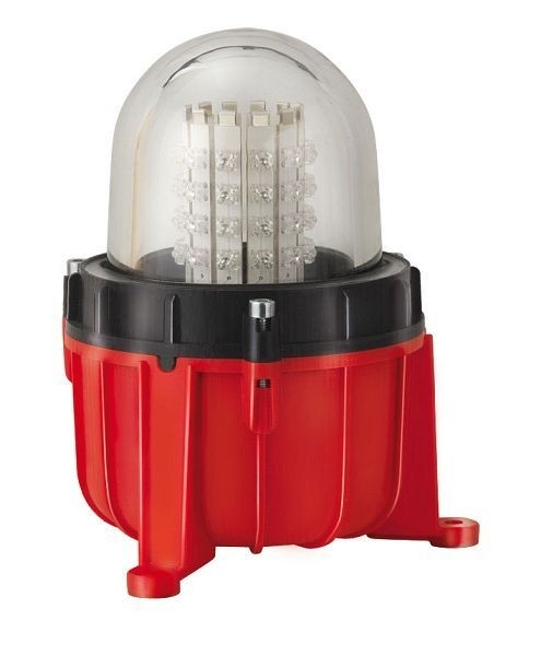 WERMA LED-Hindernisfeuer Bodenmontage 12-50VDC Gehäusefarbe rot RD- rot, 281.410.55