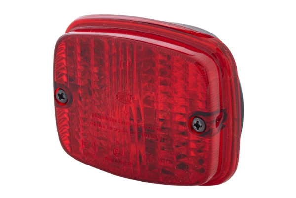 HELLA Nebelschlussleuchte, Halogen, 12V, Anbau, CCC, Lichtscheibenfarbe: rot, Stecker: Flachstecker, links/rechts, 2NE 003 030-167