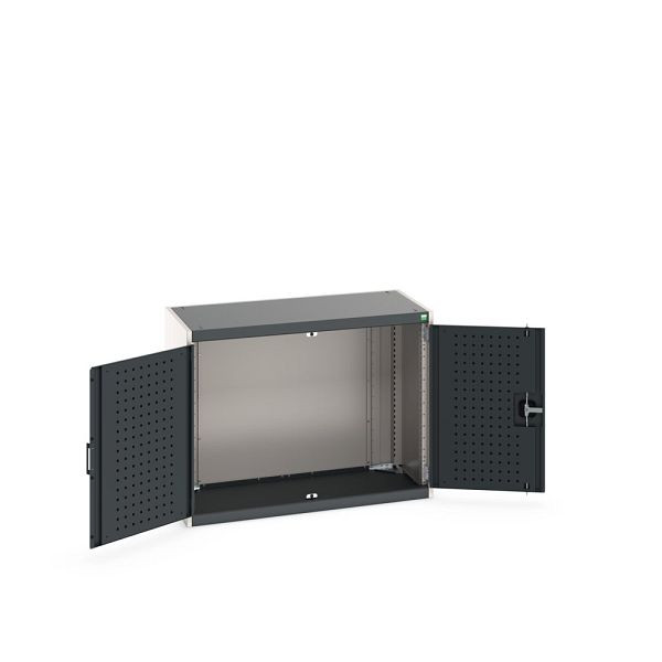 bott cubio Flügeltürschrank, BxTxH: 1050x525x800mm, RAL 7035/7016, Anthrazitgrau, 40013009.19V