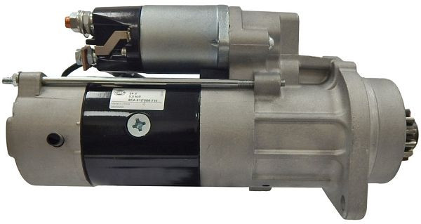 HELLA Starter/Anlasser, 24V, 5.5kW, Zähnez.: 13, Drehrichtung: Drehrichtung im Uhrzeigersinn, 8EA 012 586-711