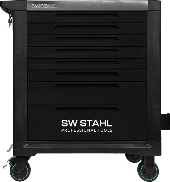 SW-Stahl Profi-Werkstattwagen TT802, schwarz, unbestückt, 07111L