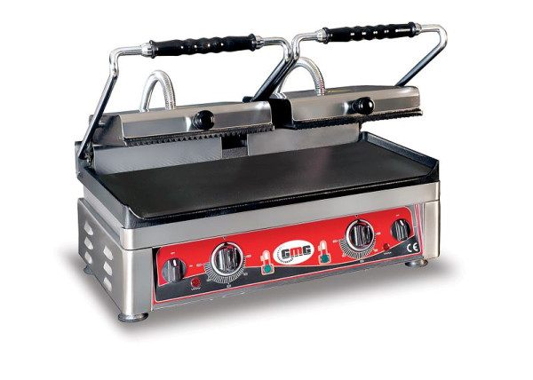 GMG Doppel-Kontaktgrill - oben gerillt / unten glatt, Grillfläche: 52 x 24 cm, KG5530DG