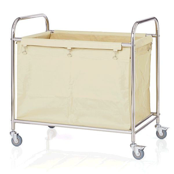 WAS Wäschewagen, 90 x 54 x 92 cm, Edelstahl, 4421004, 4044925072328