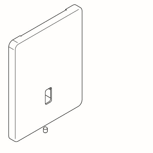 KWC Edelstahlabdeckplatte, F5, 120x150 mm, Sensorhalterung, Gewindestift, 2030068769