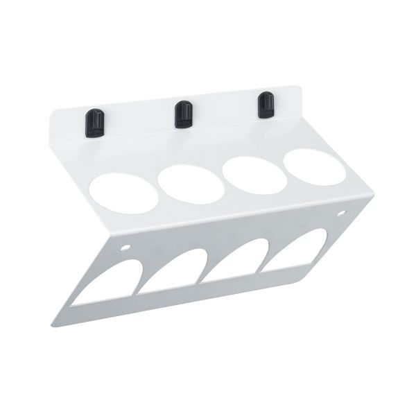 bott perfo Rundhalter schräg mit 4 Aufnahmen D 50 BxTxH: 225x100x165 mm, RAL 7035, 14021054.16V