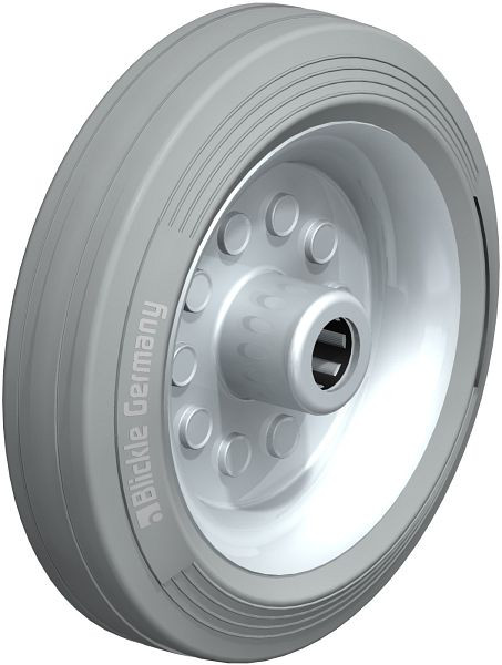 Blickle VE 180/20R-SG Rad aus Vollgummi, Grau, 337584