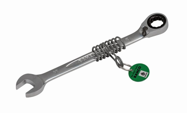 Bahco Knarren-Ring-Maulschlüssel, SW 17 mm, mit Sicherheitsfeder, TAH1RM-17