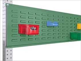 Manuflex Werkzeug-Schlitzplatte für UNIVERSAL und PROFI, Nutzhöhe = 300 mm, für Tischbreite 1000 mm, Resedagrün, ZB0071.6011