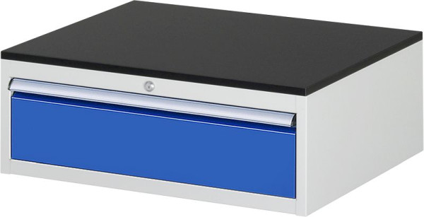 RAU Schubladenschrank Serie 7000, B770xT650xH280mm, 1 x Schublade-Größe-XL 1xH180mm, Arbeitsplatte mit Melaminharzbeschichtung, Stärke 19mm, 03-XL1.0A-M.11