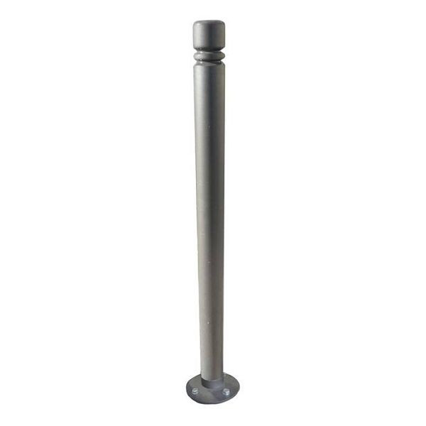 Stein HGS Stilpoller -Trend-, RAL 7044 grau, Stahlrohr Ø 76 mm, Montage: zum Aufdübeln, 23020