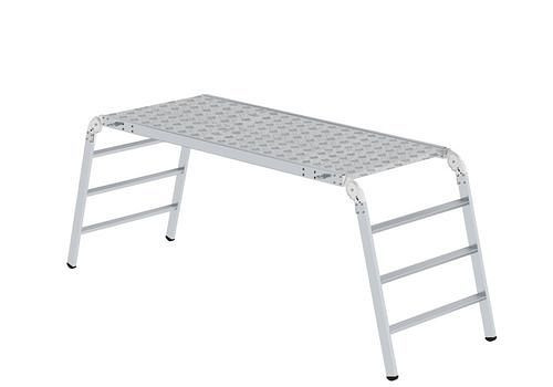 Krause Arbeitsplattform klappbar, aus Aluminium, Standfläche 1,86 x 0,75 m, 274528