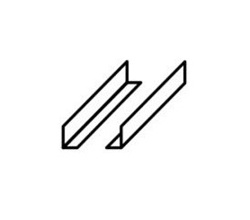 MORETTI Backblechtragschiene für serieP P60E, VE: 2 Stück, 493400318901