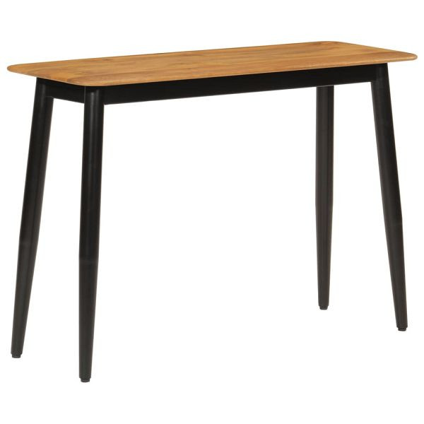 vidaXL Konsolentisch 110x40x76 cm Massivholz Mango und Eisen, 356977