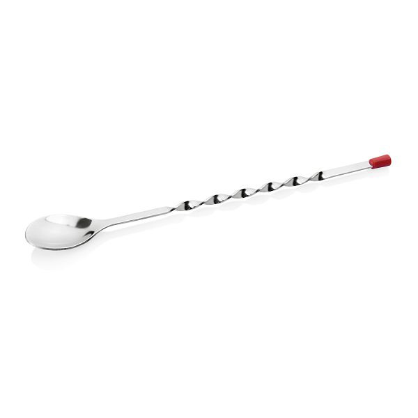 WAS Barlöffel mir roter Kappe, 28 cm, Chromnickelstahl, 1546280