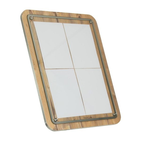 Securit Wandzeitungshalter aus Holz 4xA4, CU939, 8719075281574