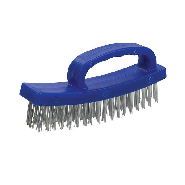 Silverline Drahtbürste mit D-Griff, 4-reihig, 250554