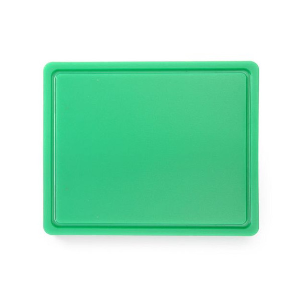 Hendi Schneidbretter HACCP Gastronorm 1/2, LxBxH: 260x320x12 mm, Grün, 826133