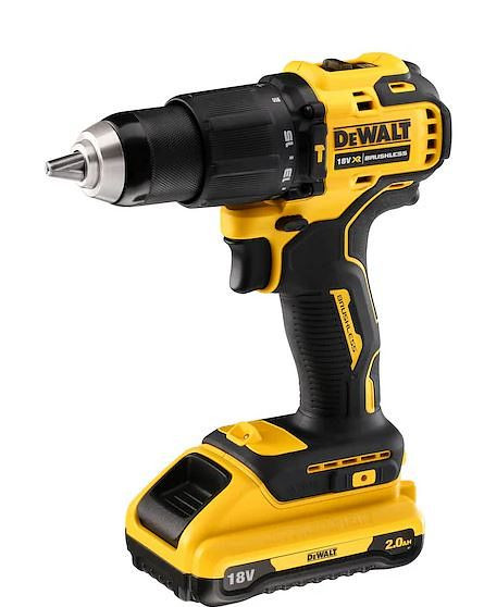 DeWalt Akku-Schlagbohrschrauber 18 V / 2 Ah, inkl. 2 x DCB 183, DCB 112, DCD709D2T-QW