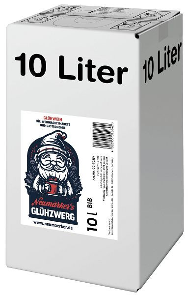 Neumärker Glühwein Neumärker's Glühzwerg, VE: 10 Liter Bag-in-Box, 00-70354