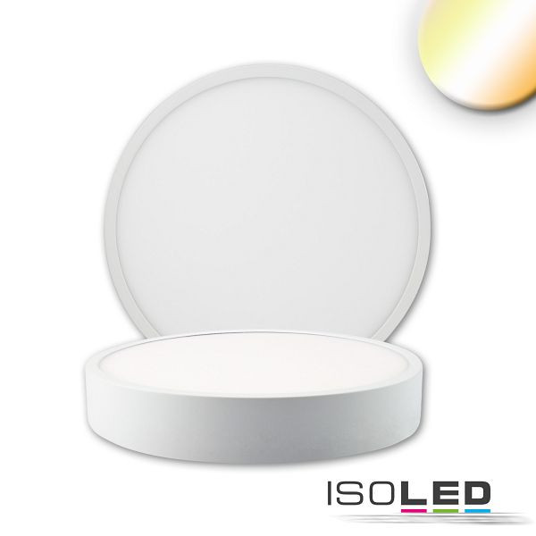 ISOLED LED Deckenleuchte PRO weiß, 15W, rund, DN170, ColorSwitch 2700/3000/4000K, dimmbar, 115496