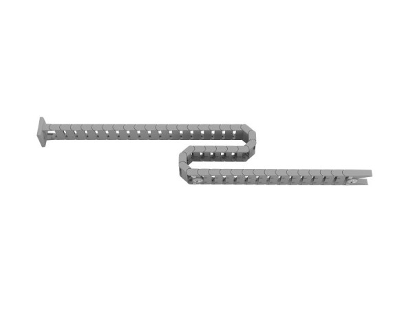 Hammerbacher Kabelkette vertikal, silber, für Tische 60-130 cm, VCKVL/S